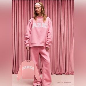 Parke L/XL Valentines Day Blush Mockneck Sweatshirt. 💕⚡️